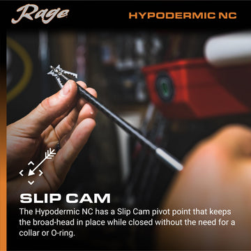 Rage Hypodermic Crossbow NC 125 Grain variant balances precision and penetration.