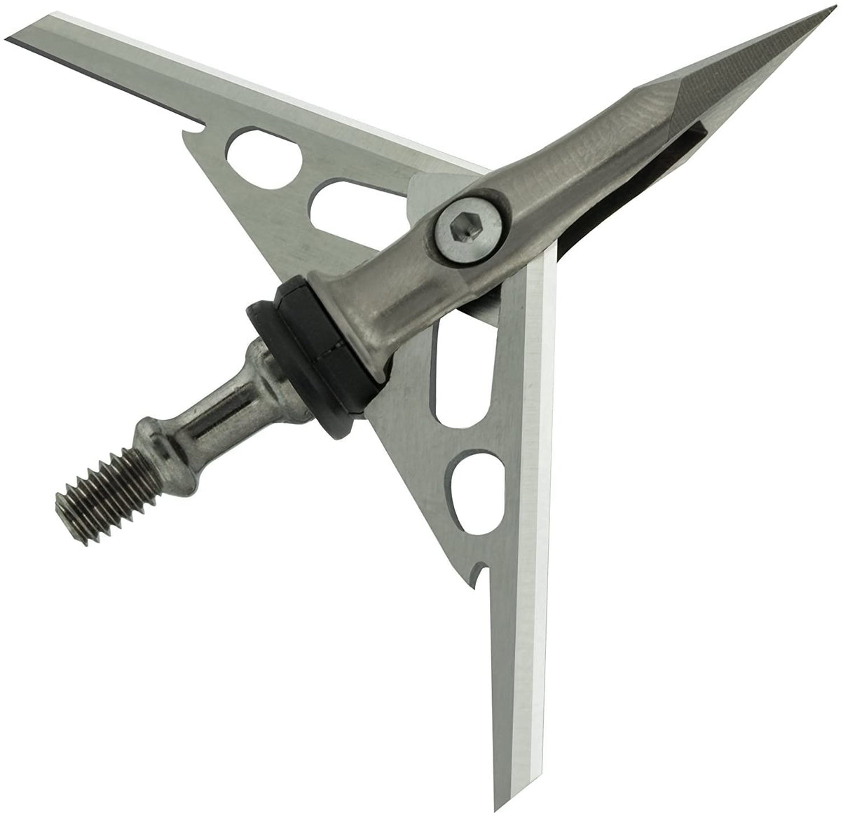 RAGE Hypodermic hybrid tip closeup shows precision for field archery