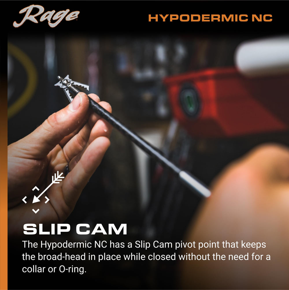 Rage Hypodermic NC 2-Blade 2in cutting diameter for efficient tissue disruption