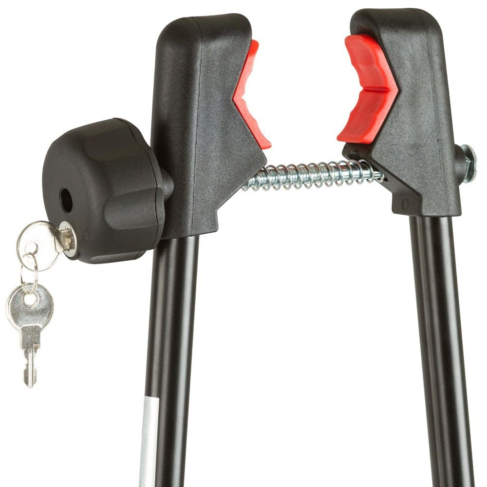 Rage Powersports Elevate ready-to-transport solution for roof-mounted bikes.