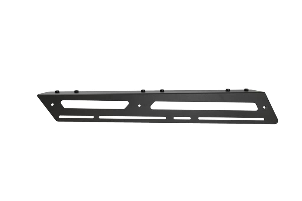 MOLLE panel mounting with bottom suction cups for quick removal.