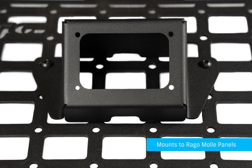 Rago Fabrication The Illuminator easily installs on most roof racks.