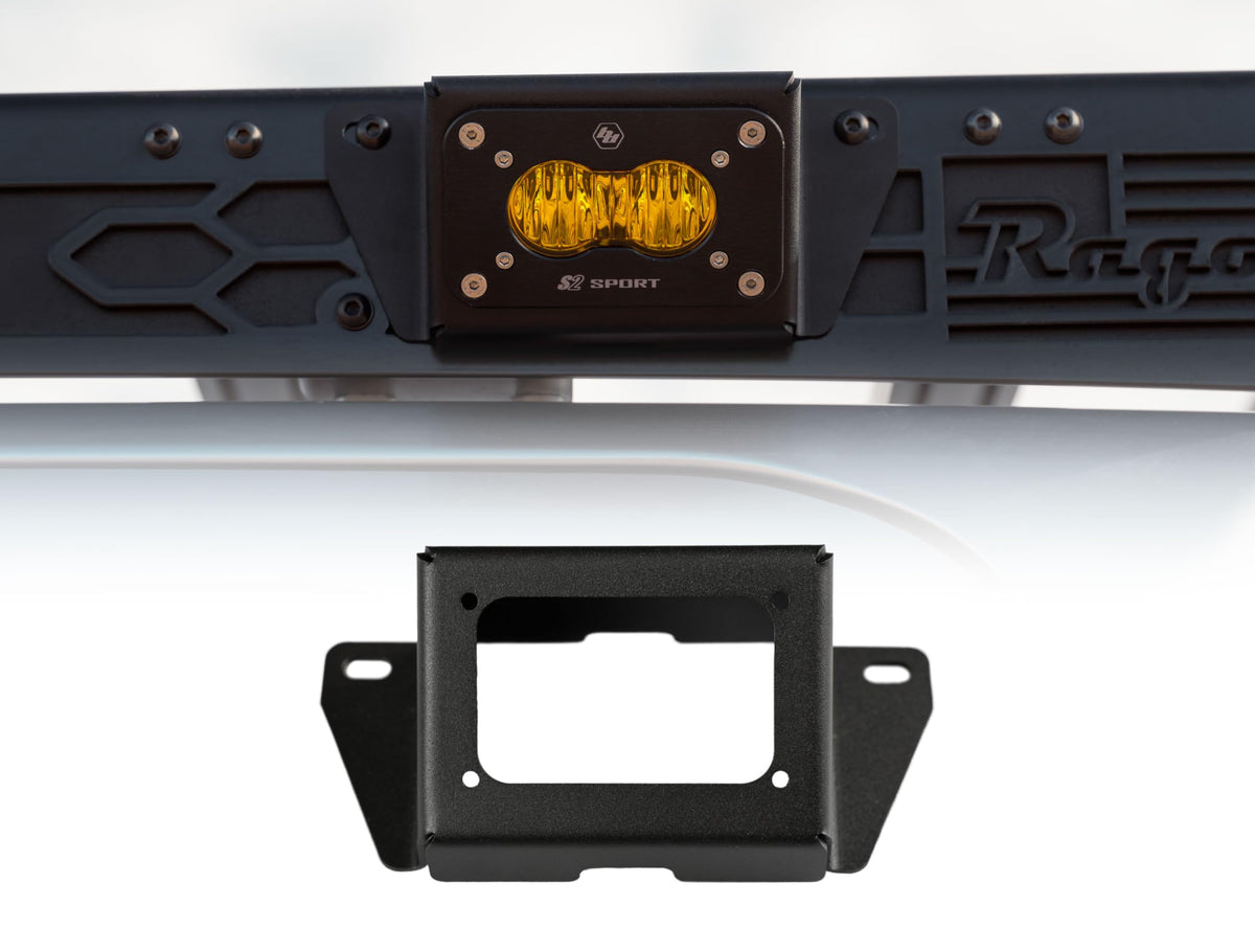 Rago Fabrication The Illuminator on a roof rack side mount for improved night visibility.