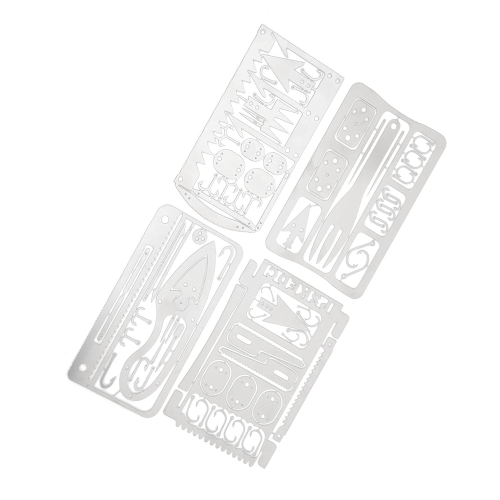 Raguso multipurpose survival card gear enabling quick solutions on trails.