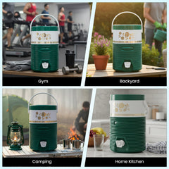 RAHBER compact design fits backpacks and picnics on the go.