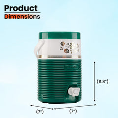 RAHBER portable sport cooler in green suited for camping and sports.