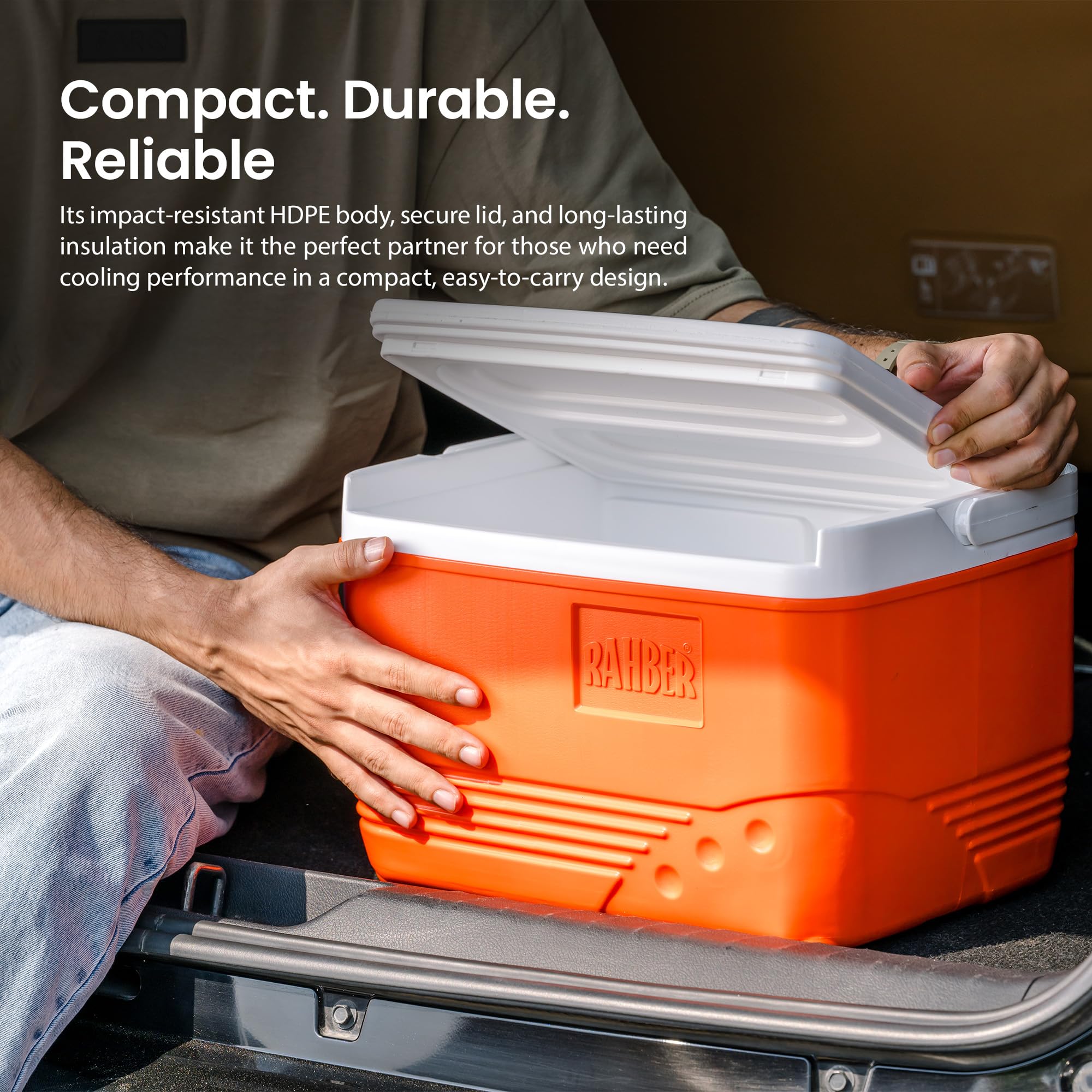 RAHBER small cooler rugged shell for outdoor protection