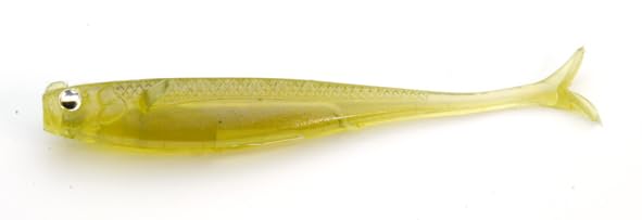 Raid Japan Little Sweeper 2.5in Stealth Fish shows compact realism for downshot rigs.