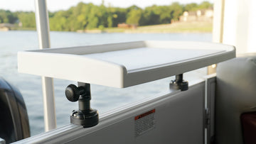 Railblaza Bait Board knife storage at the back enhances safety.