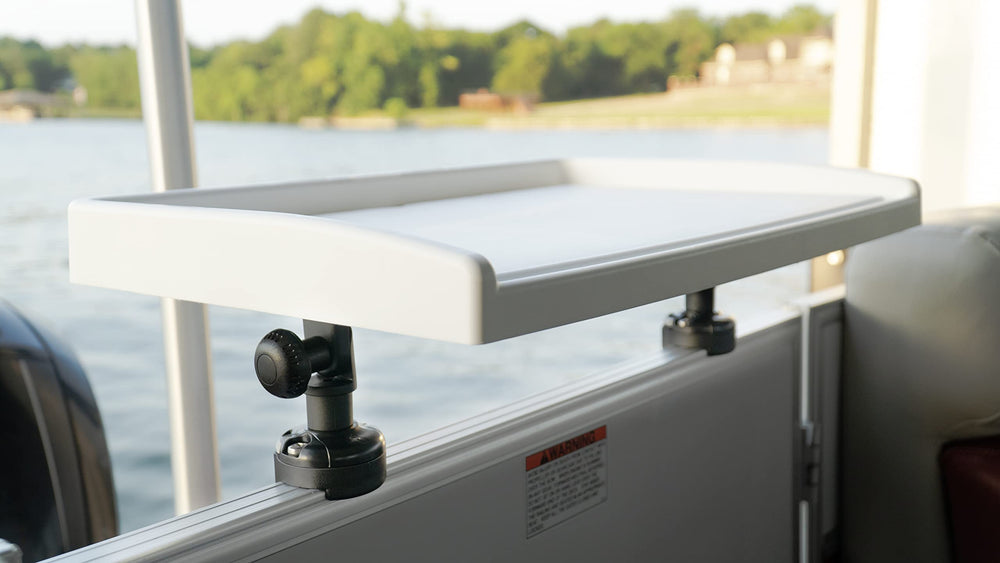 Railblaza Bait Board knife storage at the back enhances safety.