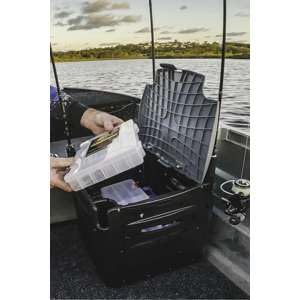 Railblaza Gear Hub interior with four rod holders for organized rods.