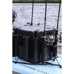 Railblaza Gear Hub lid closed, protecting gear during travel.