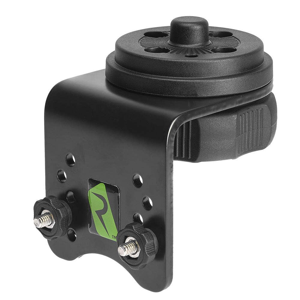 Railblaza HEXX Gunnel Track Mount secures HEXX gear to gunnel tracks, ideal for poles and fish finders