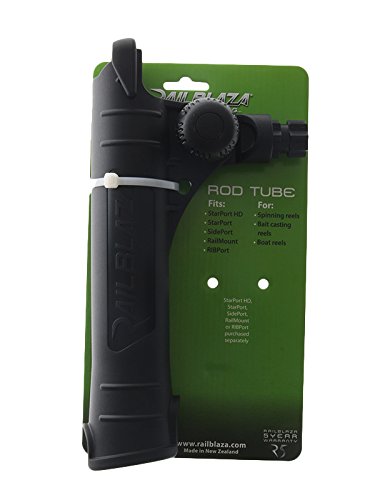 Railblaza Rod Tube Black with drop-down gimbal enables flexible reel positioning