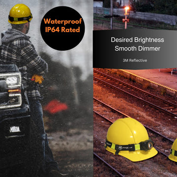 Railhead Gear adjustable reflective strap boosts low-light visibility.