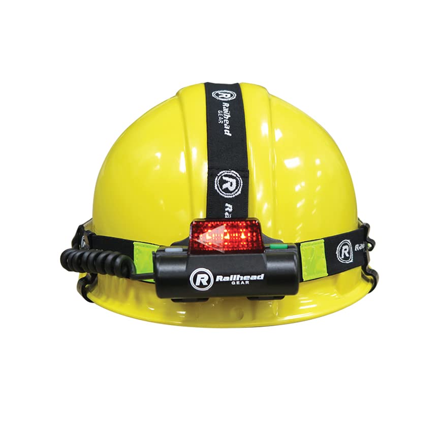 Railhead Gear HL1000R includes four hard hat clips for teams