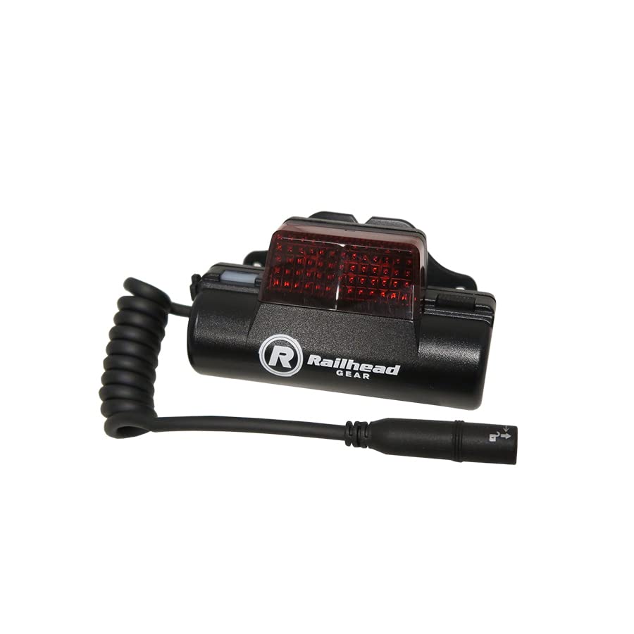 Railhead Gear HL1000R IPX4 water resistance for rugged sites