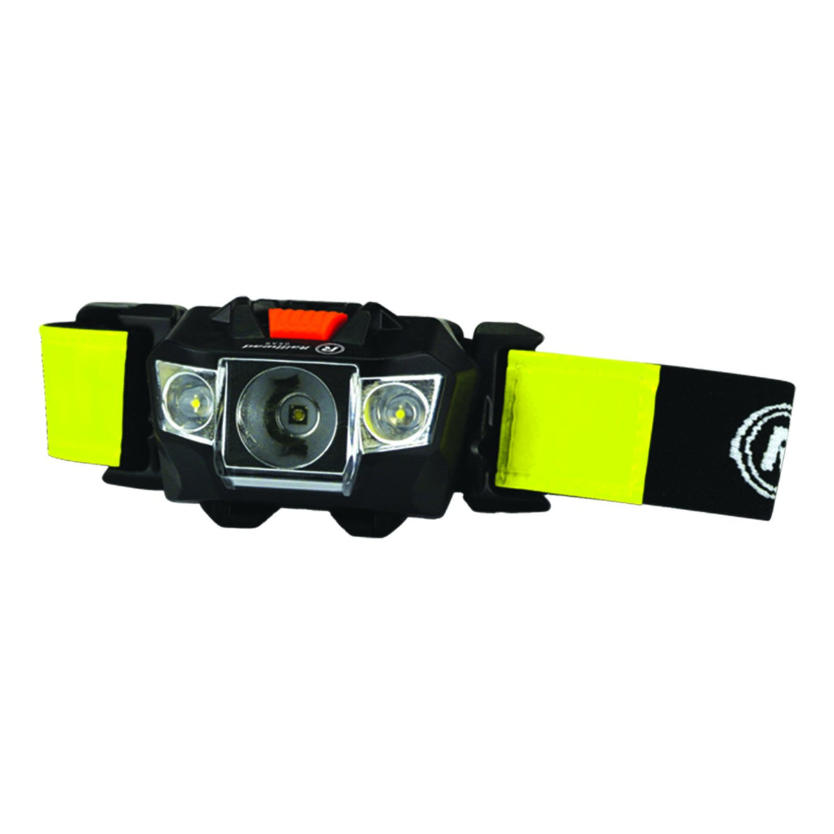 Railhead Gear KE-HL100 headlamp in high mode for bright hands-free lighting
