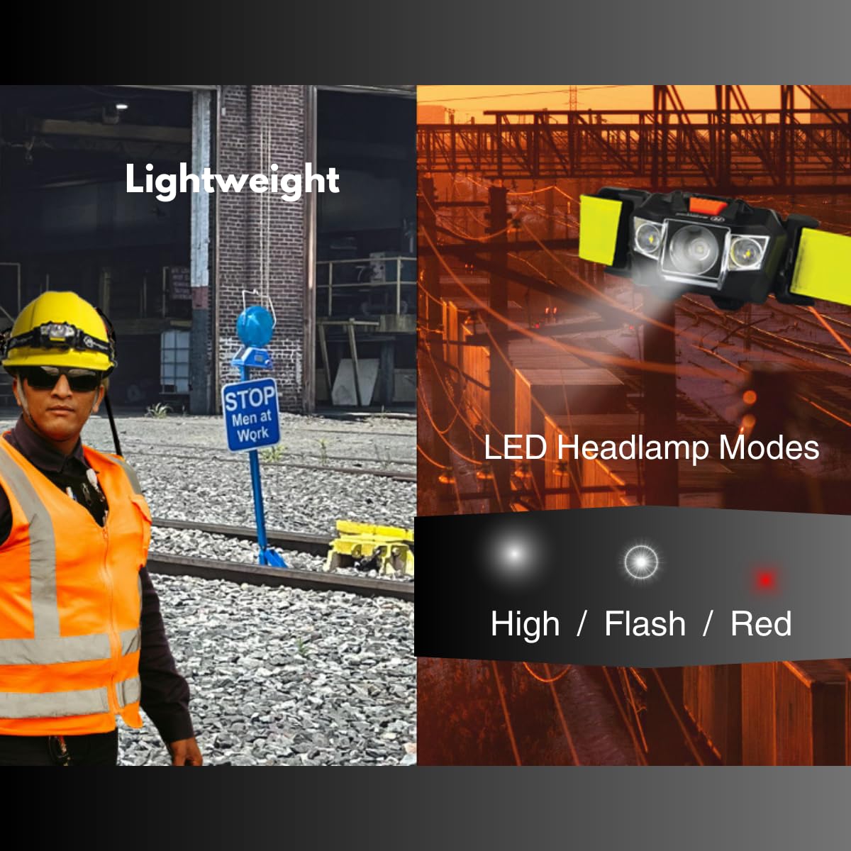 Railhead Gear KE-HL100 headlamp red mode for night-vision preservation