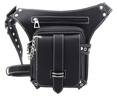 RainboSee Gothic Waist Bag back view demonstrates secure waist fit and low-profile silhouette