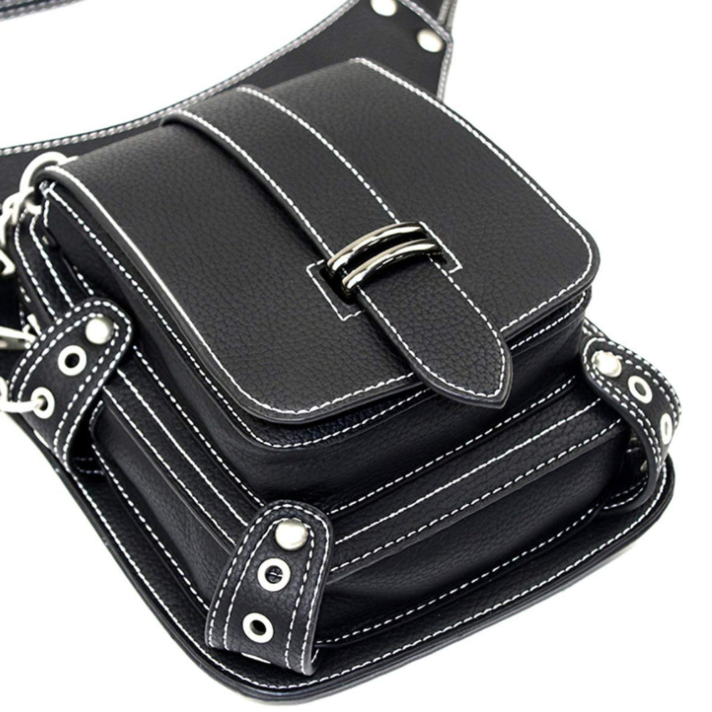 RainboSee Gothic Waist Bag packed for travel and outdoor adventures