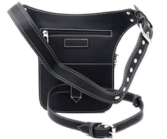 RainboSee Gothic Waist Bag open compartment reveals organized space for phone and keys