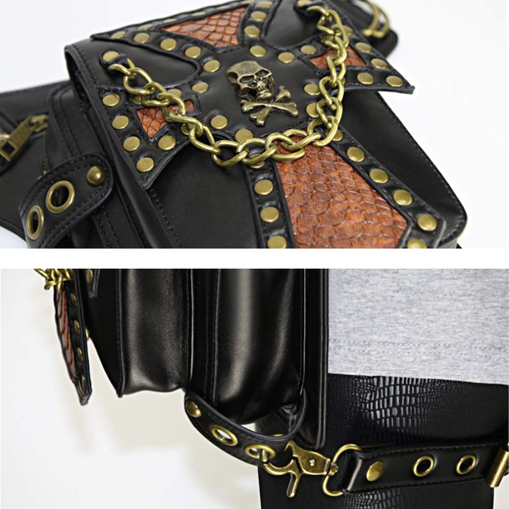 RainboSee Gothic Drop Leg Bag compact dimensions suit backpack travel packing.