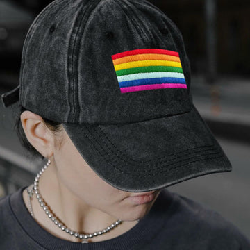 Gift-ready Rainbow Pride Hat for LGBTQ Pride celebrations