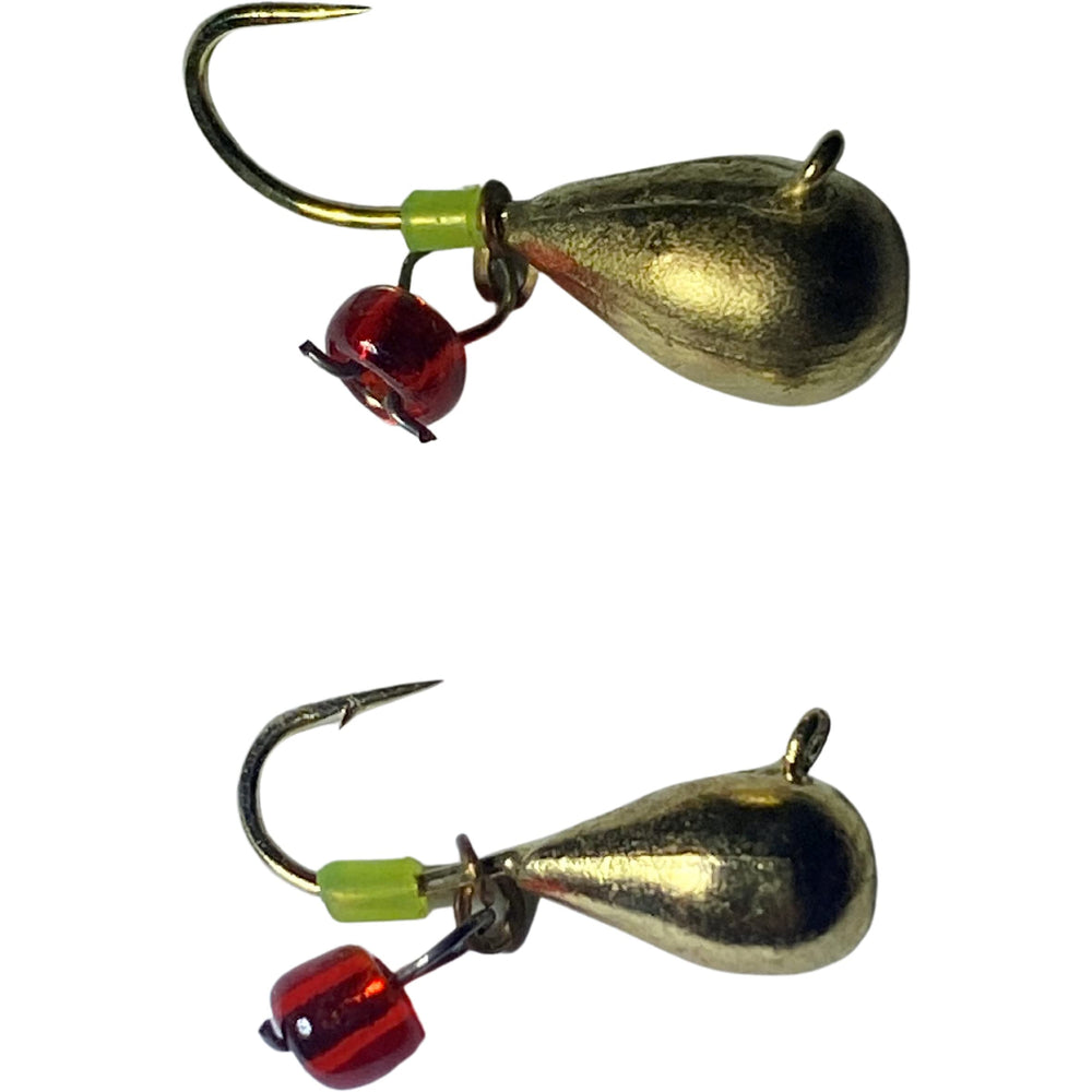 Raindrop ice jig chain and bead