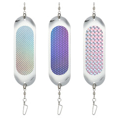 Rainmae Kokanee Dodger Flashers chrome 4.5 inch - front view