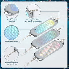 Close-up of chrome finish and brass eyelet on Kokanee dodger