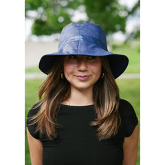 Rainraps Rain Cap Women's bucket hat reversible design offers versatile wear for rainy days.