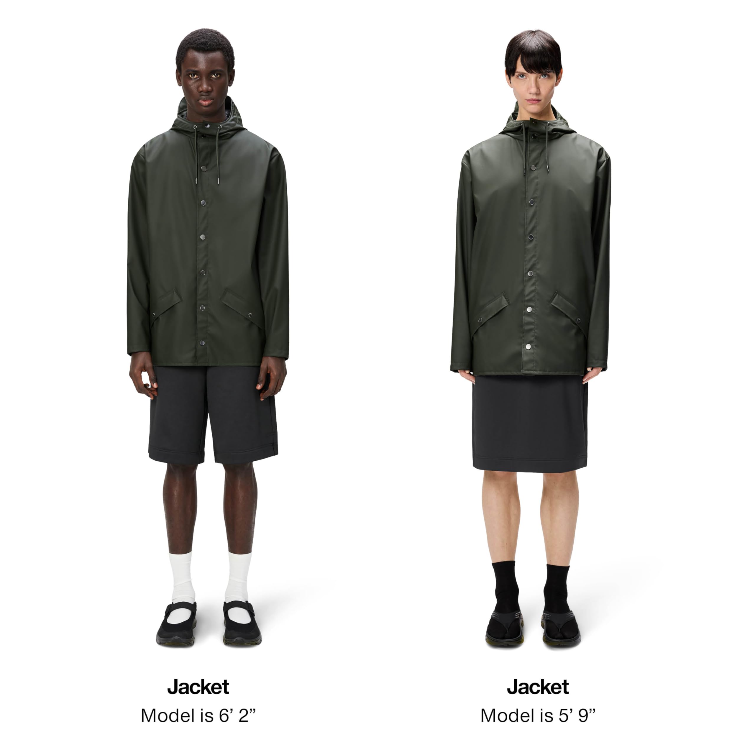 RAINS jacket adjustable-cuffs: customizable fit to seal out drafts