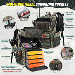 RAINSMORE waterproof rain cover protects contents during sudden downpours.