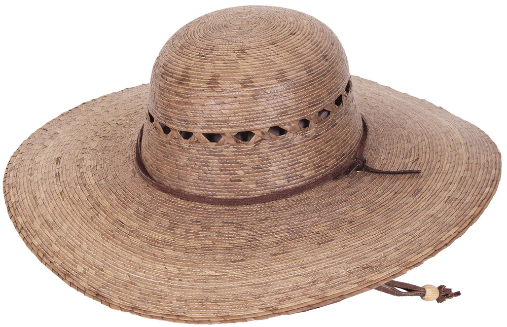 Ranch Lattice-Medium Tan hat front view