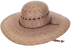 Ranch Lattice-Medium Tan hat front view