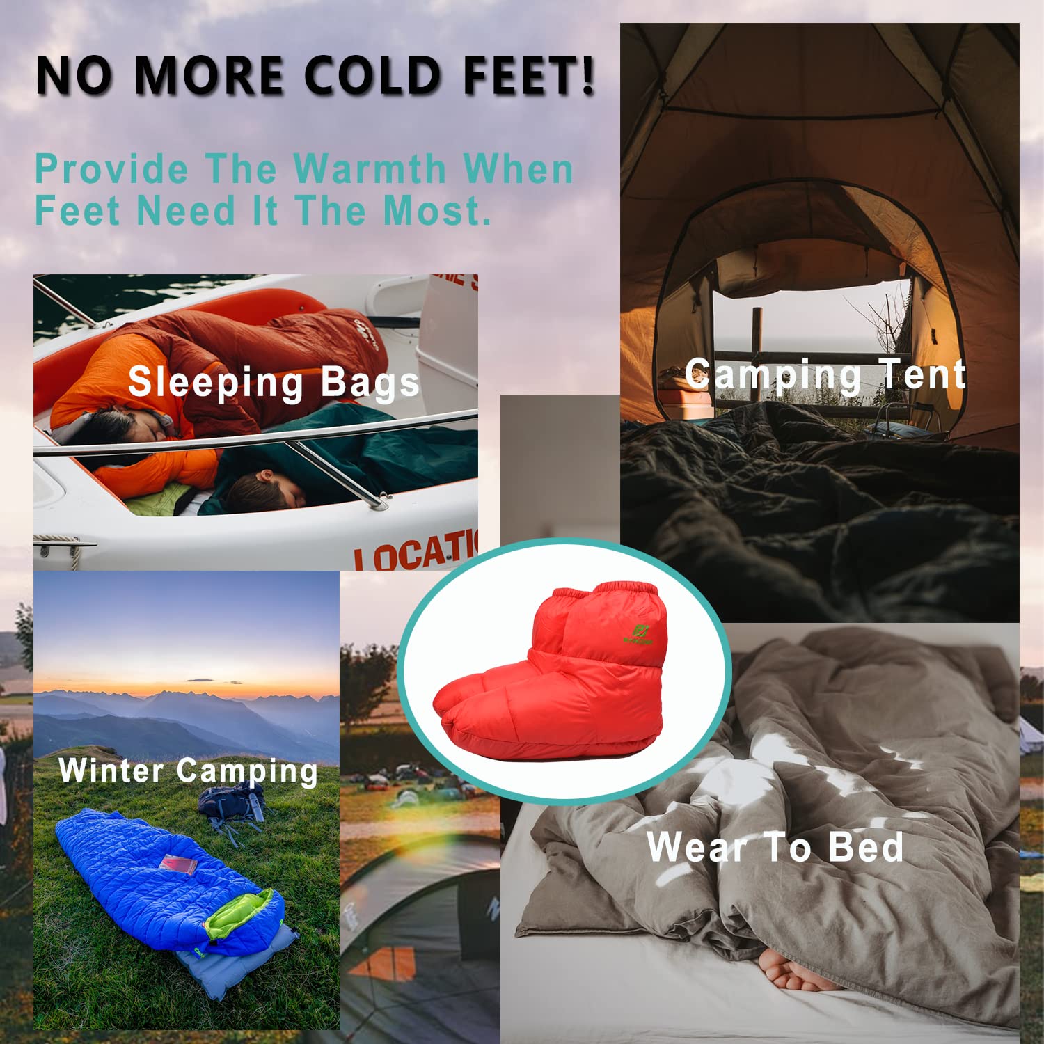 RANDDER elastic ankle band blocks wind for better insulation