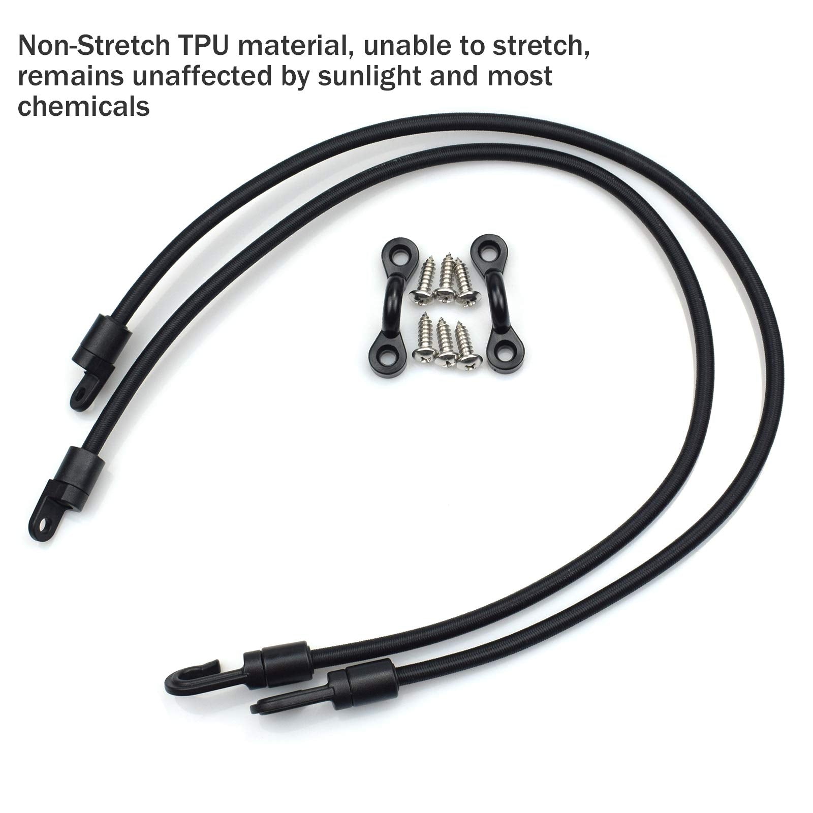 Easy installation with stainless steel screws included