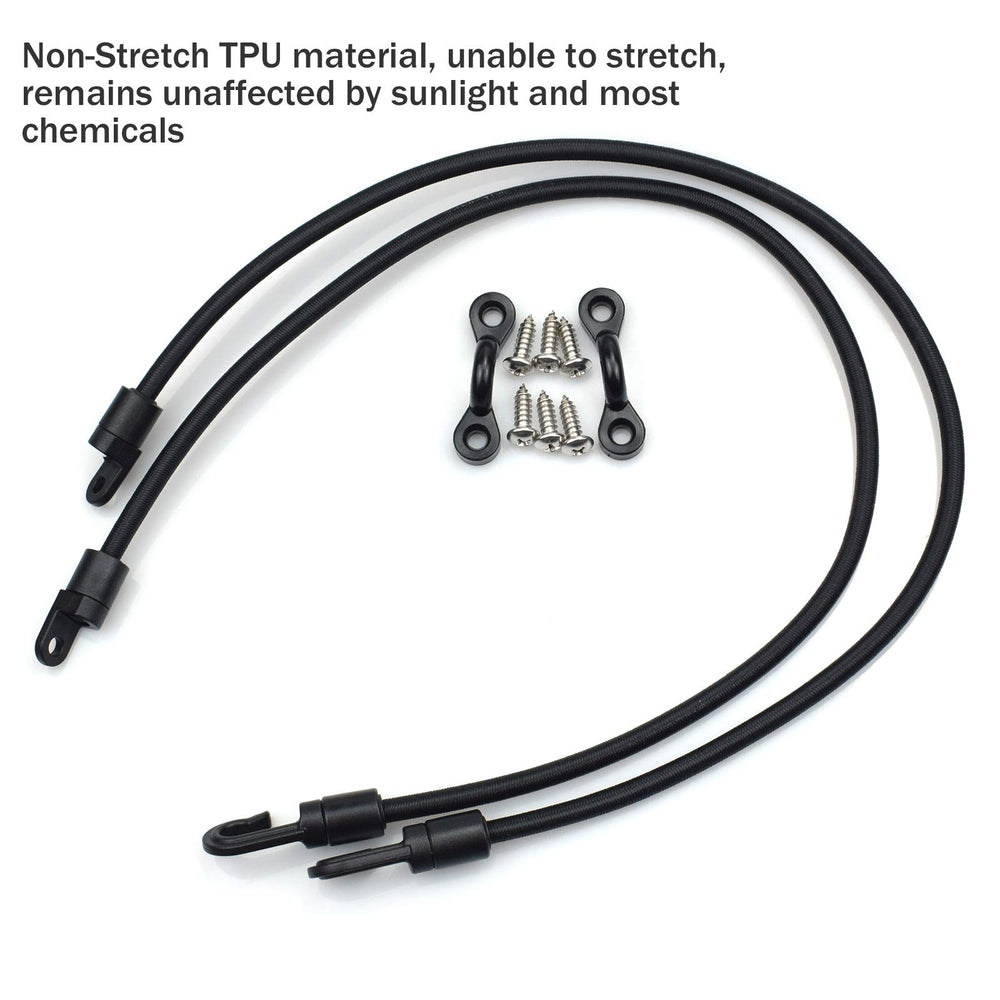Easy installation with stainless steel screws included