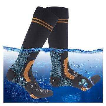 RANDY SUN neoprene socks waterproof membrane keeps feet dry during water sports.