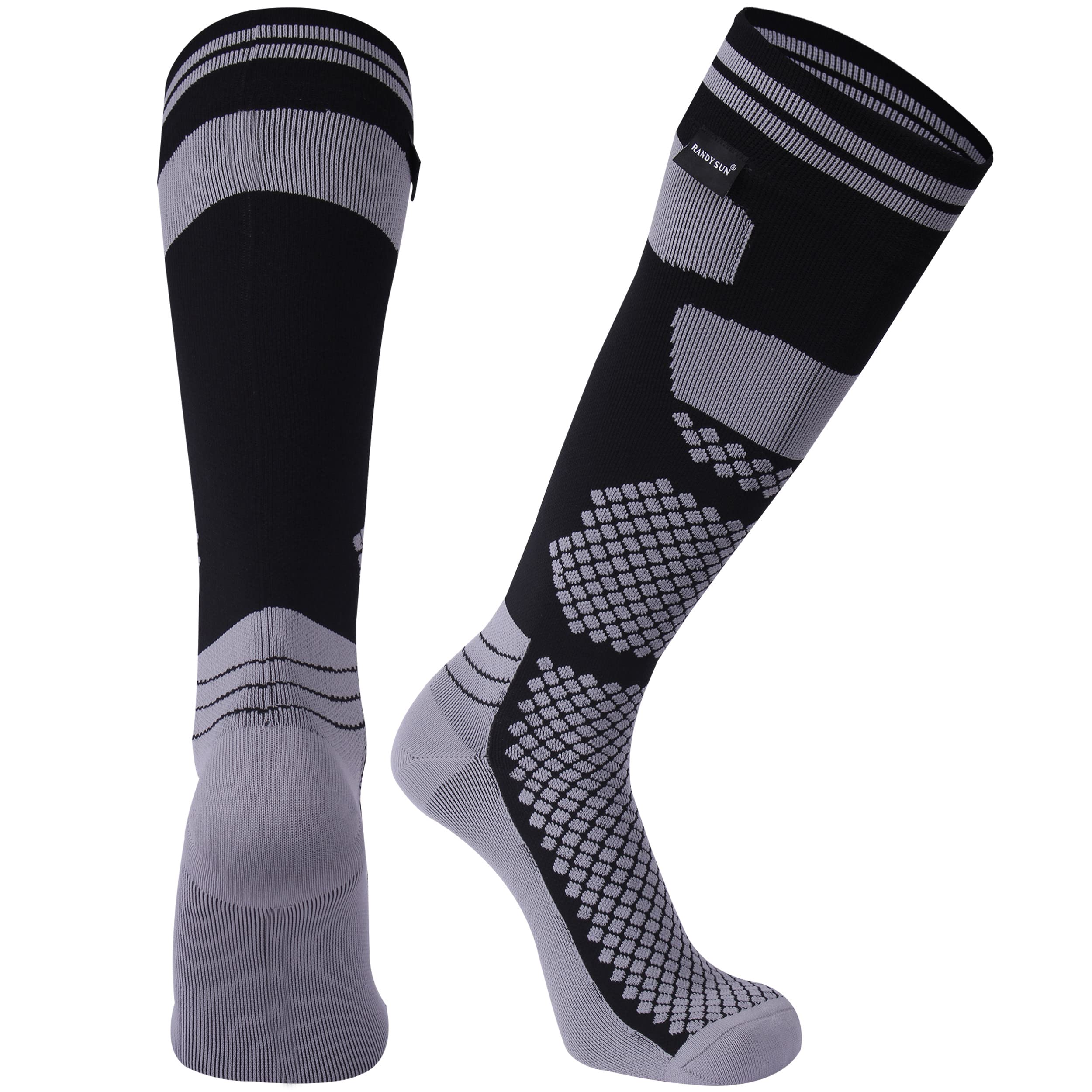 RANDY SUN waterproof breathable knee-high grey-black main image shows dry feet on rugged trails