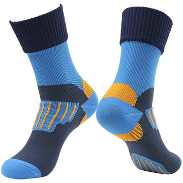 RANDY SUN waterproof running socks women's crew top view show all-day comfort on runs
