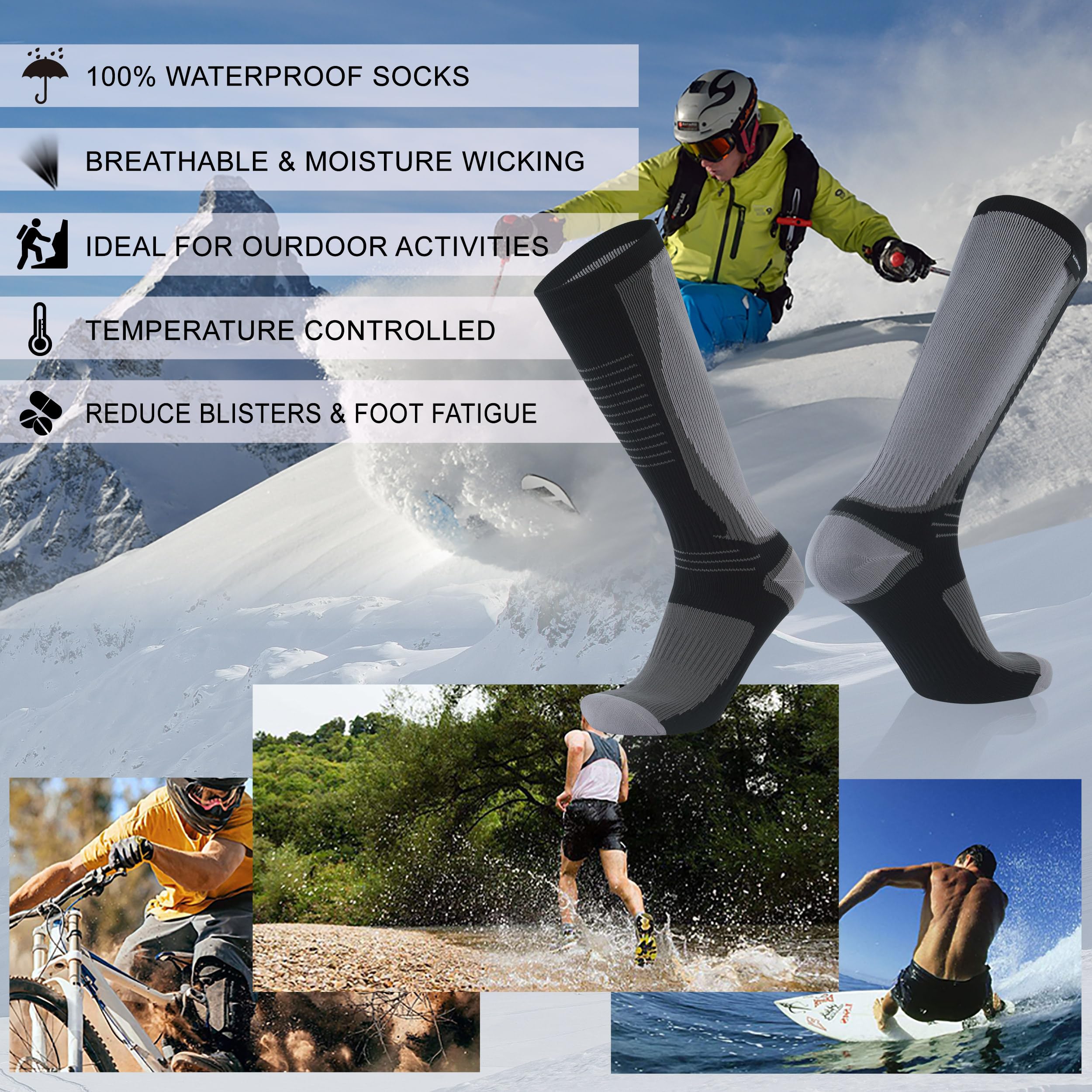 RANDY SUN durable quick-drying outer layer emphasizes fast drying after wet activities