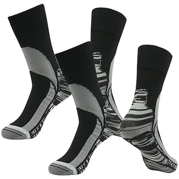 RANDY SUN waterproof socks membrane close-up shows three-layer construction for dryness.