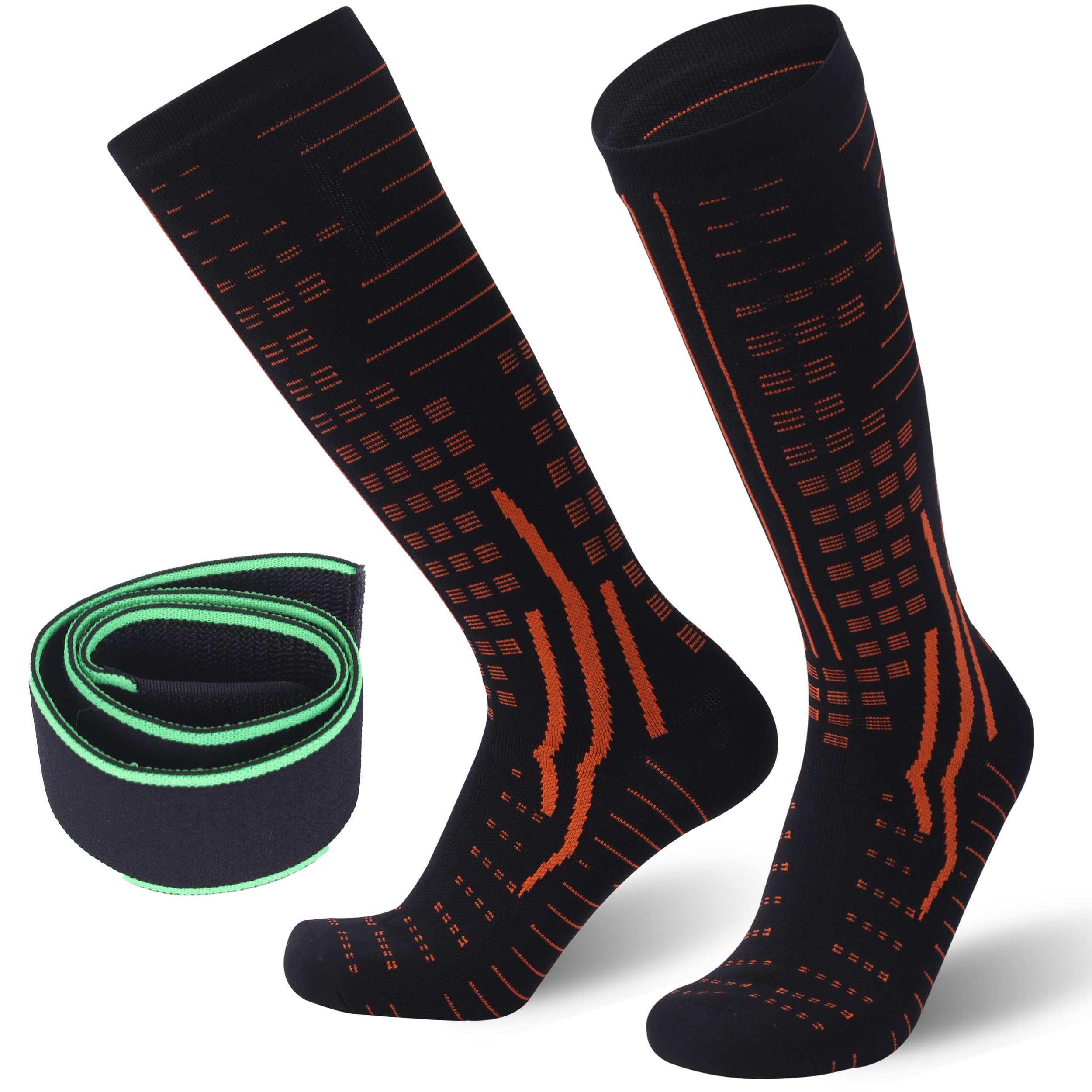 RANDY SUN waterproof socks with Merino inner layer keep feet warm and dry on hikes.