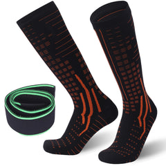 RANDY SUN waterproof socks with Merino inner layer keep feet warm and dry on hikes.