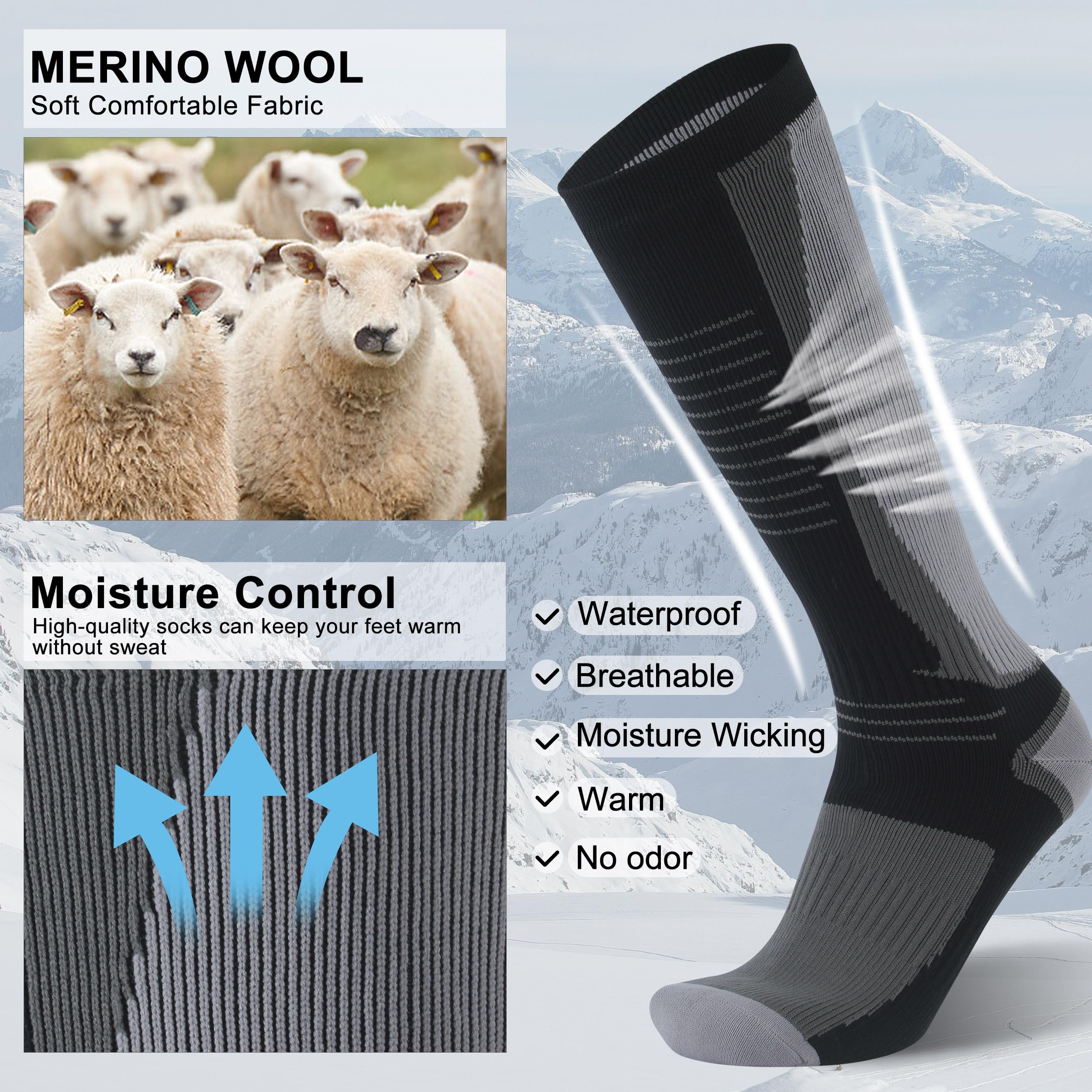 RANDY SUN three-layer construction highlights breathable membrane for comfort on hikes