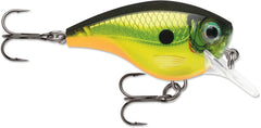 Rapala Balsa Xtreme Brat 06 front view for bass-ready action and hard flash.