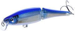 Rapala Balsa Xtreme Swimmer front view with blue pearl finish for freshwater finesse.