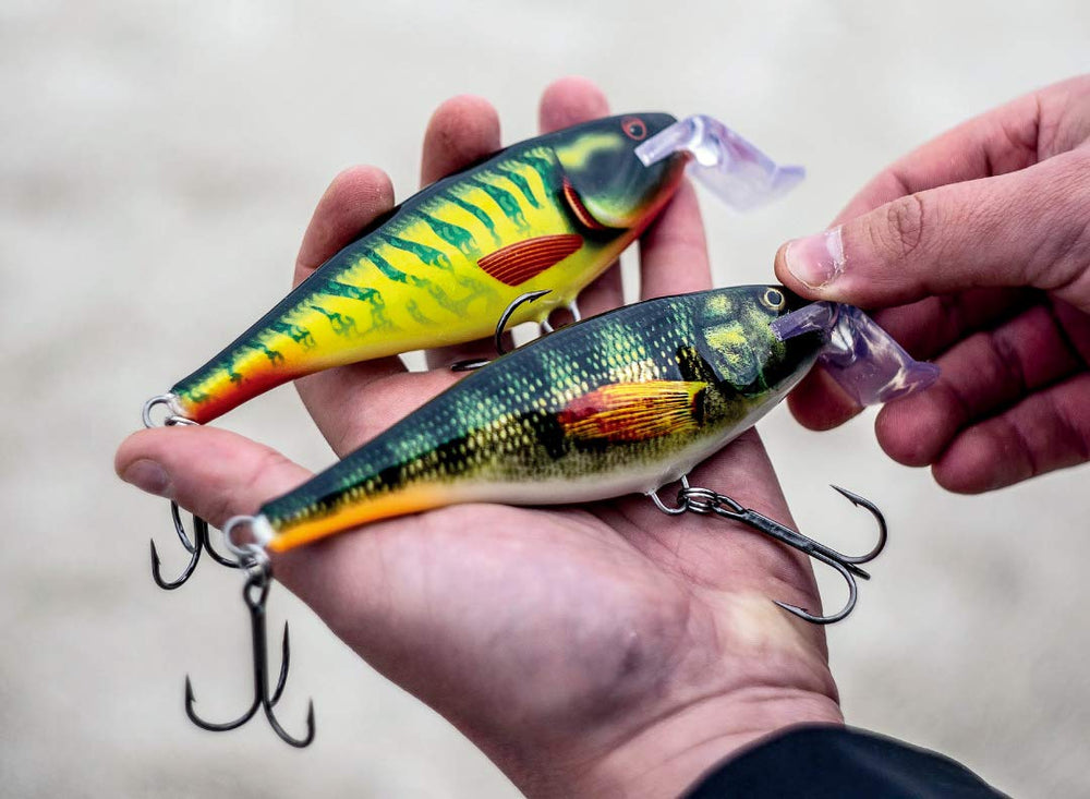 Rapala SSR14-TWZ Twilight Zone in action demonstrates lifelike wobble to entice sea bass
